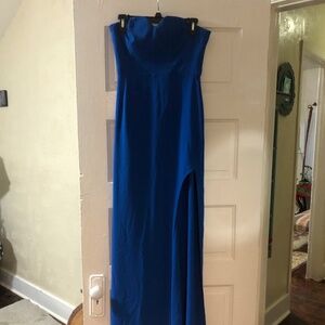 Halston Heritage strapless dress gown size 2
